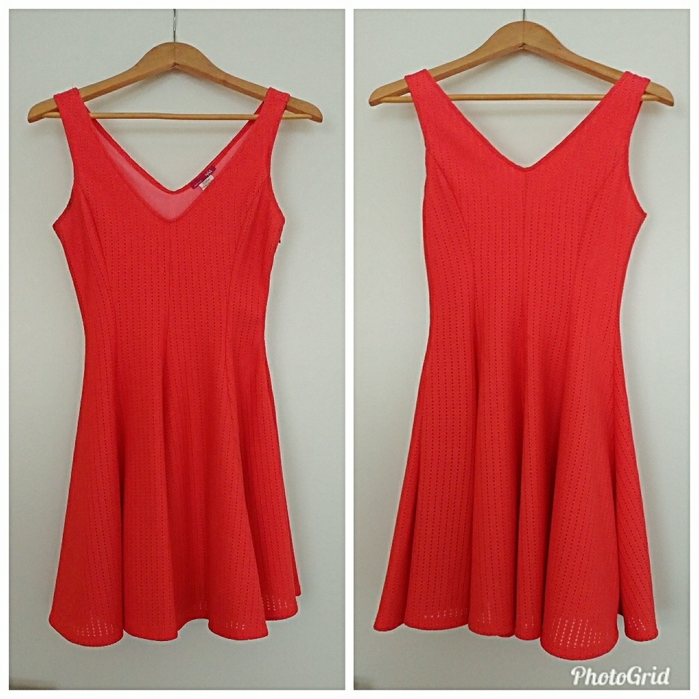 Flattering comfy stylish pink dress